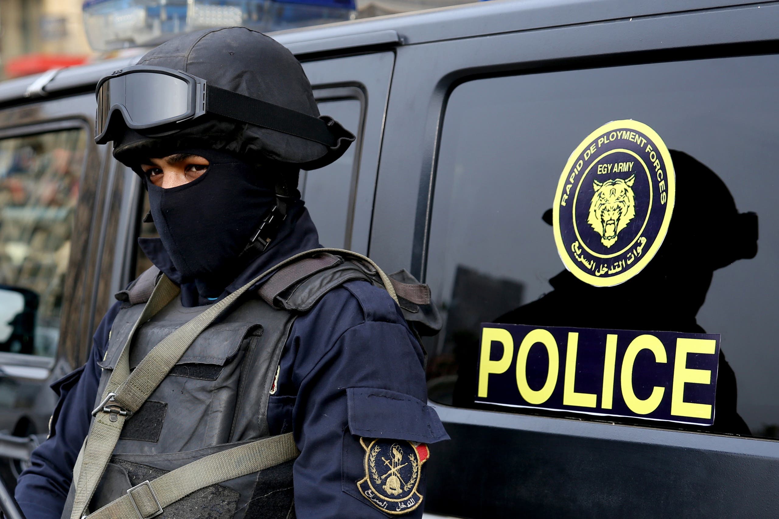 قوات من الشرطة المصرية (فرانس برس)